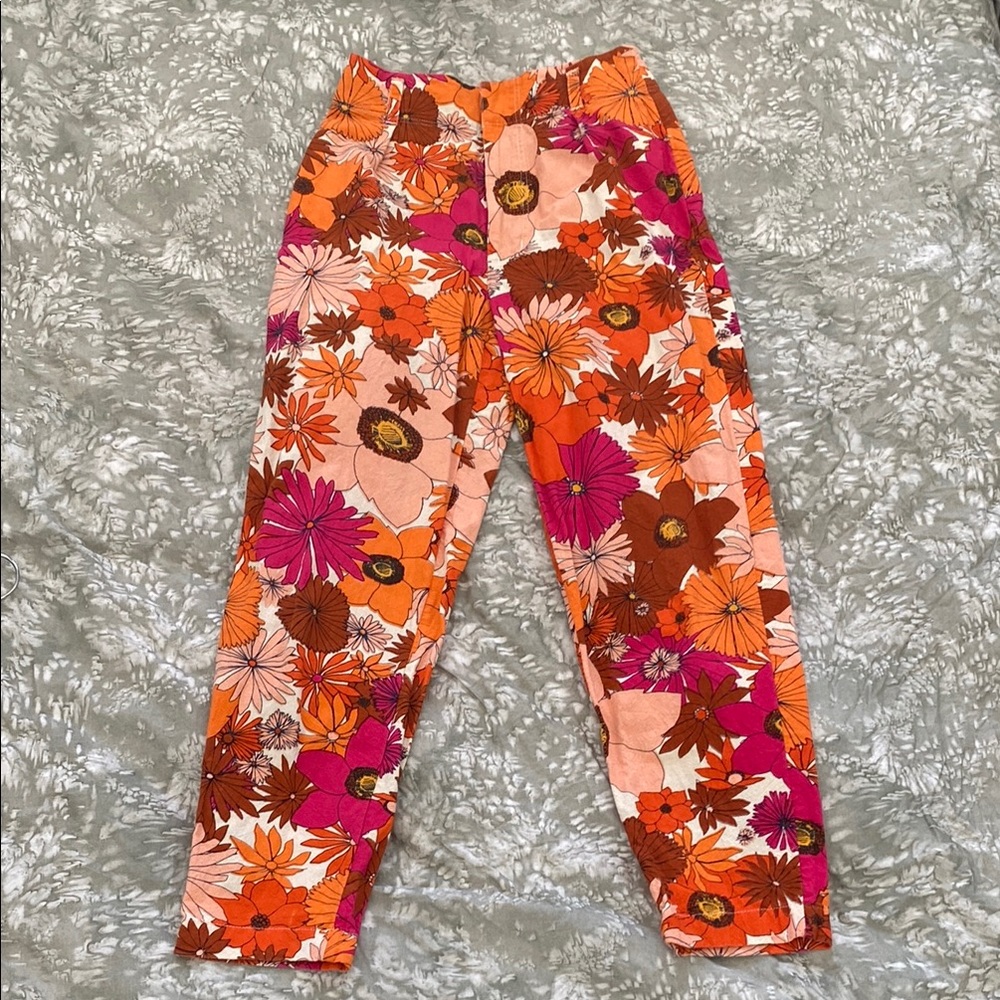 Free People Floral Pants